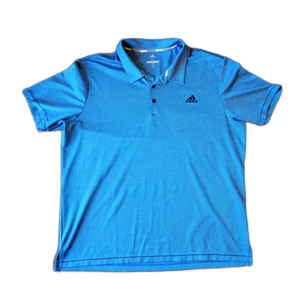 Adidas Golf Climalite Blue Polo XL